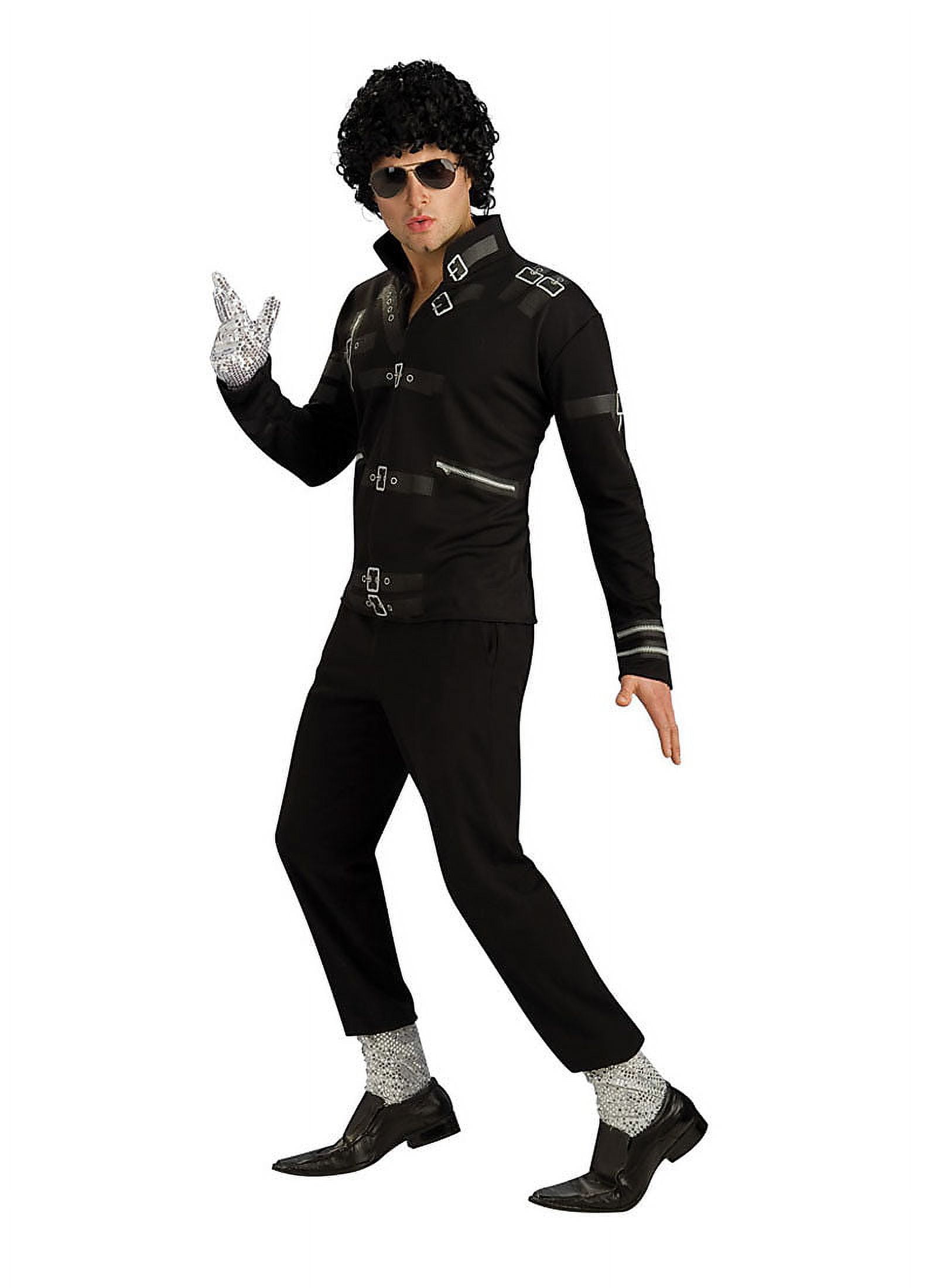 Michael Jackson Mens Bad Buckle Adult Michael Jackson Jacket Costume M michael-jackson-mens-bad-buckle-adult-michael-jackson-jacket-costume-m