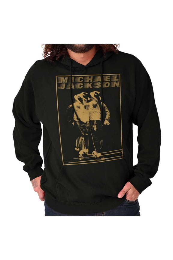 Michael Jackson Moonwalk Glitch Hoodie Sweatshirt Women Men Brisco Brands S