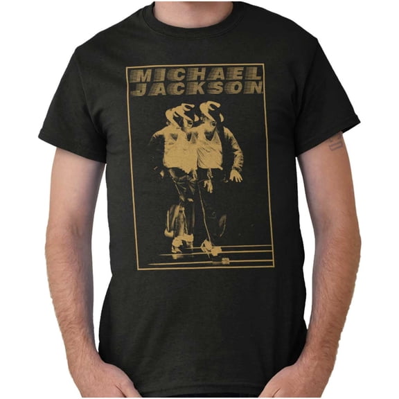 Michael Jackson Moonwalk Glitch Men's Graphic T Shirt Tees Brisco Brands X