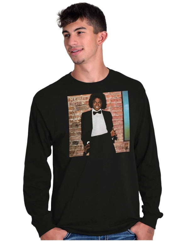 Off The Wall Album Crew Neck Long Sleeve Graphic Tee Brisco Brands S