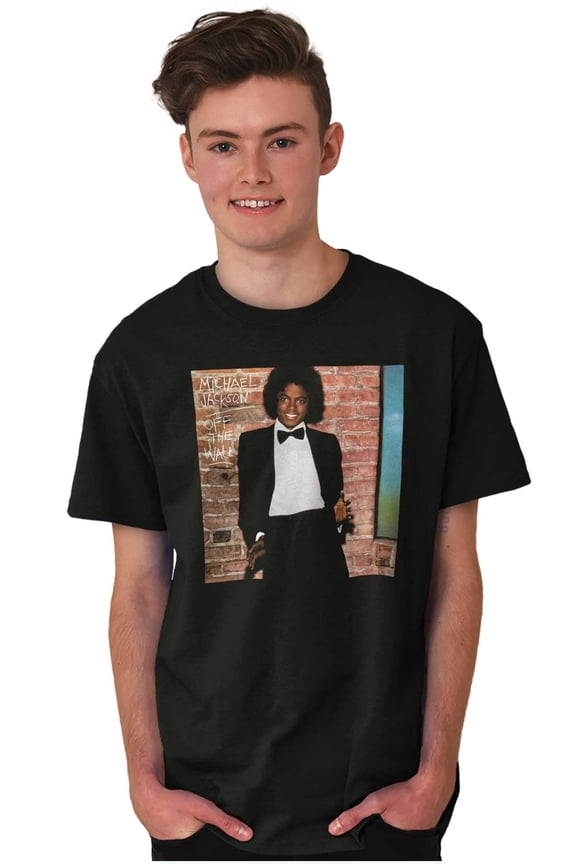 Michael Jackson Off The Wall Album Men's Graphic T Shirt Tees Brisco Brands L