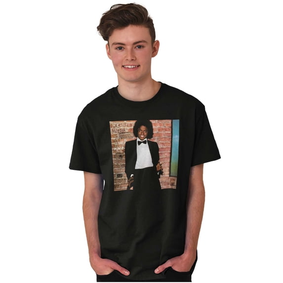 Michael Jackson Off The Wall Album Men's Graphic T Shirt Tees Brisco Brands S