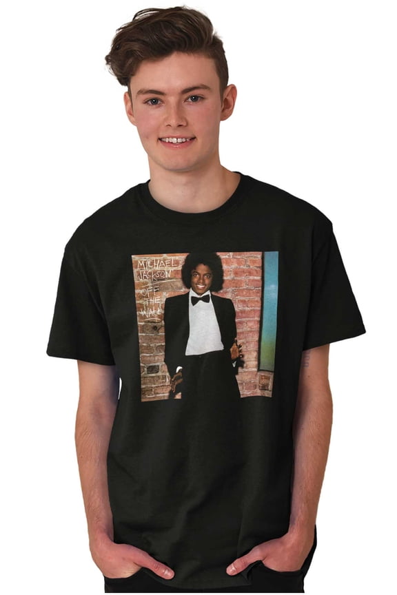 Michael Jackson Off The Wall Album Plus Size Crewneck Graphic Tee Shirt Brisco Brands 3X