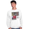 thumbnail image 1 of Michael Jackson Pop Studio Session Crew Neck Long Sleeve Graphic Tee Brisco Brands S, 1 of 5