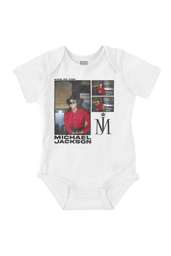 Michael Jackson Pop Studio Session Romper Boys or Girls Infant Baby Brisco Brands 12M