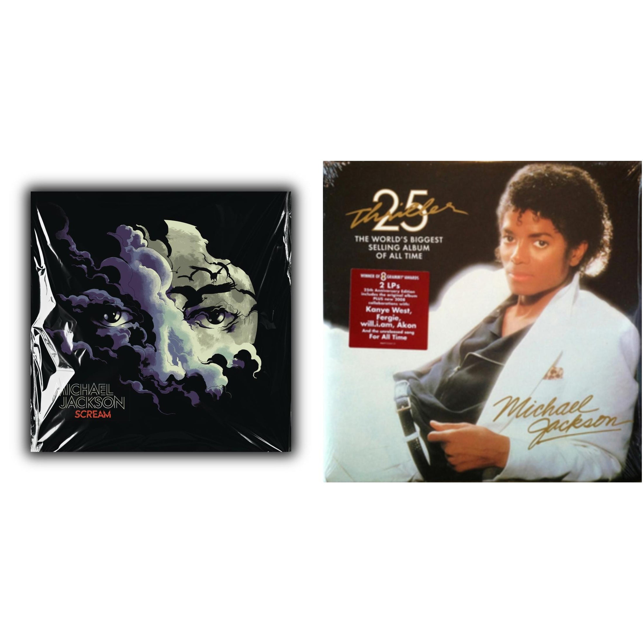 マイケル・ジャクソン　4点セット　Bad Thriller 25 Scream Thriller (25Th Anniversary Edition/2LP/180G/Gatefold) & Dangerous