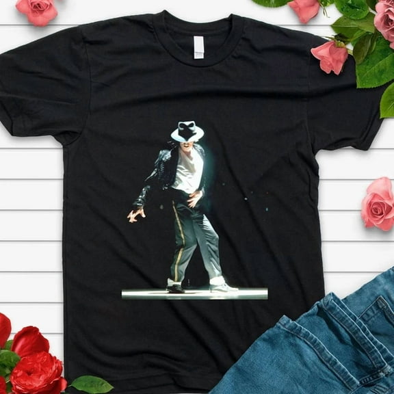 Michael Jackson Shirt, Michael Jackson Retro T-shirt, King of Pop, Michael ,Black Color,Size 2XL