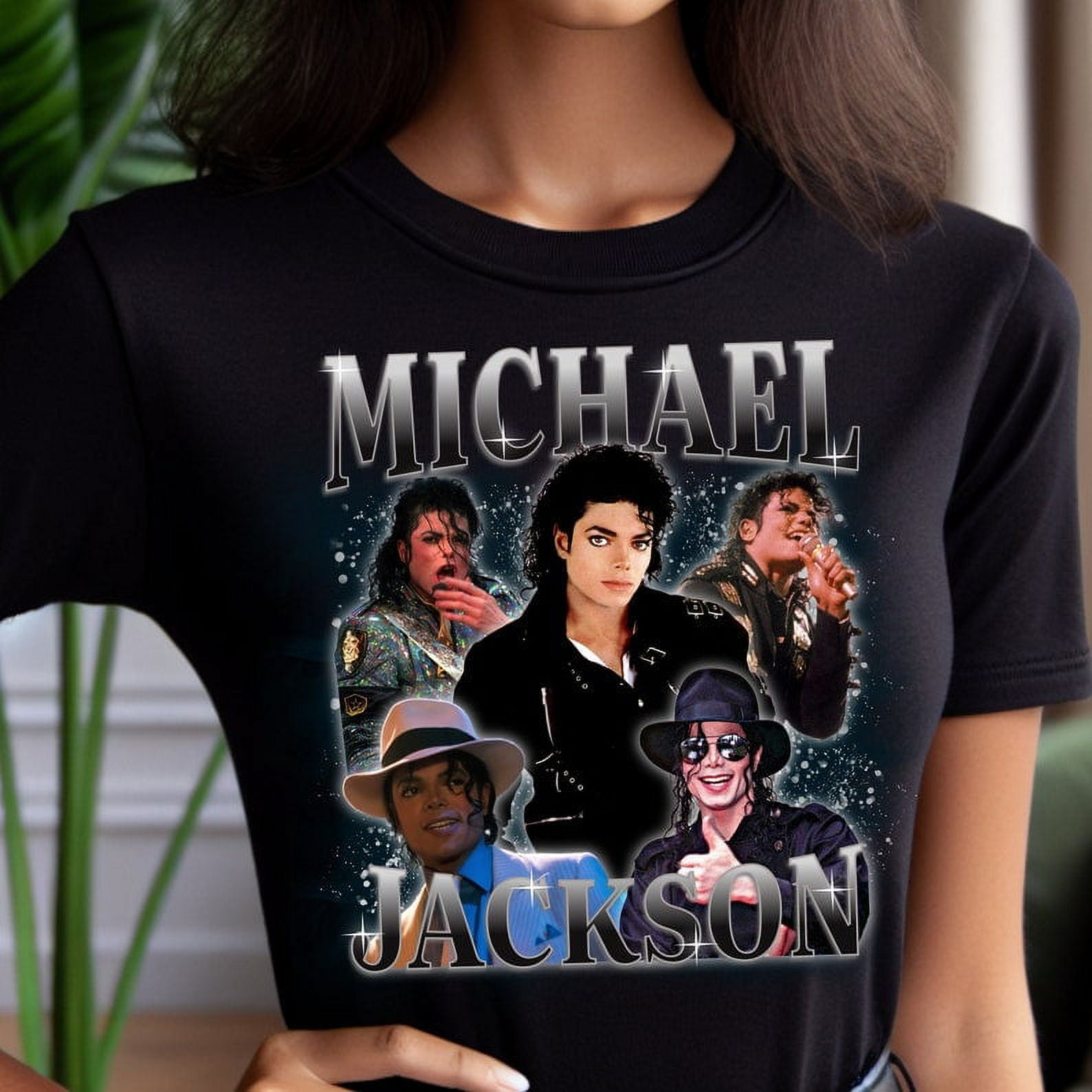 80s Michael Jackson Band T-shirt Made In USA White L size | eBay