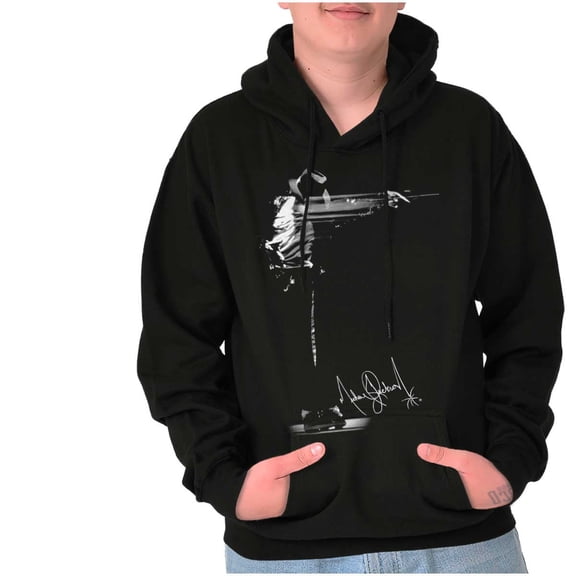 Michael Jackson Signature Autograph Unisex Plus Fleece Graphic Hoodie Brisco Brands 3X