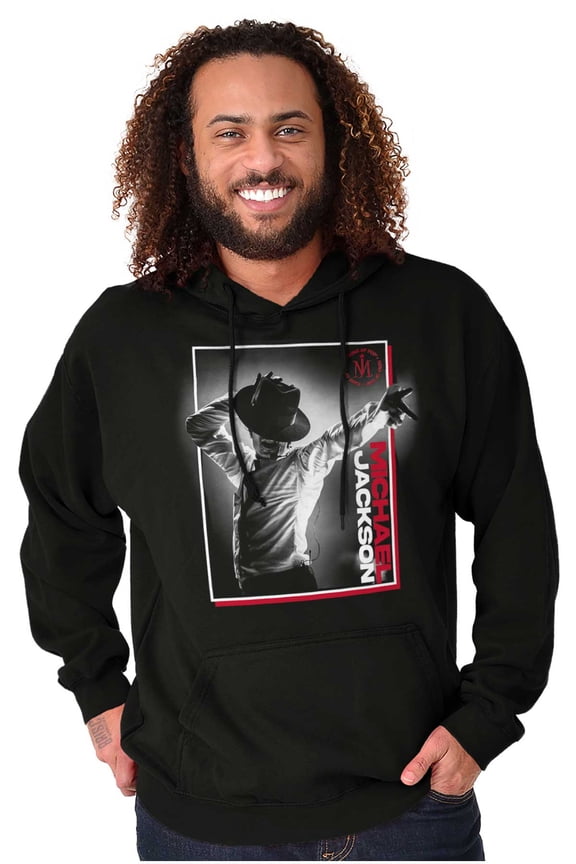 Michael Jackson Smooth Criminal Hat Hoodie Sweatshirt Women Men Brisco Brands L