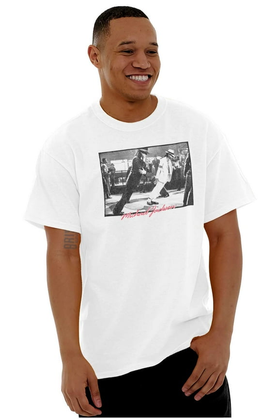 Michael Jackson Smooth Criminal Lean Men's Graphic T Shirt Tees Brisco Brands L