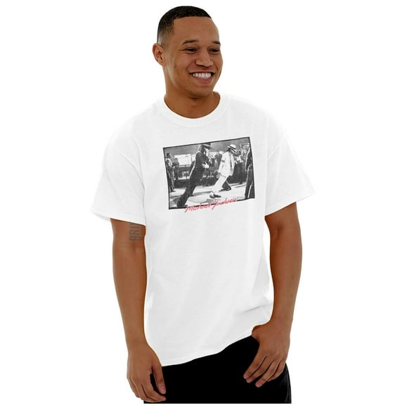 Michael Jackson Smooth Criminal Lean Men's Graphic T Shirt Tees Brisco Brands L