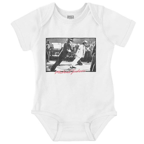 Michael Jackson Smooth Criminal Lean Romper Boys or Girls Infant Baby Brisco Brands NB