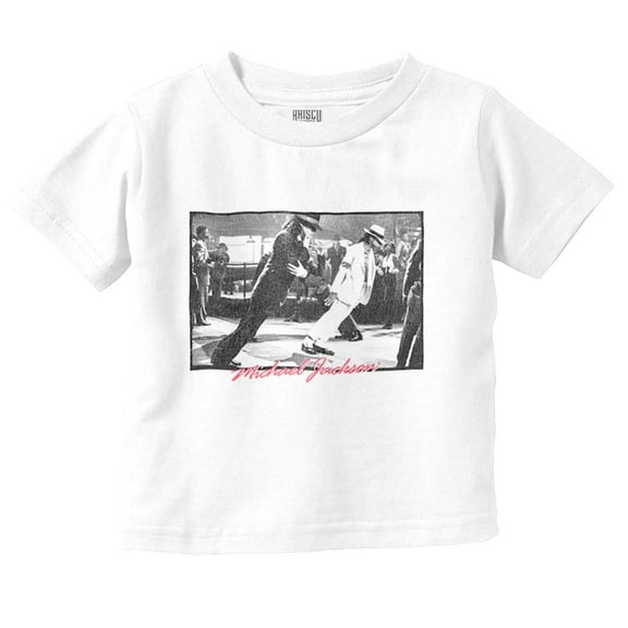 Michael Jackson Smooth Criminal Lean Toddler Boy Girl T Shirt Infant Toddler Brisco Brands 6M