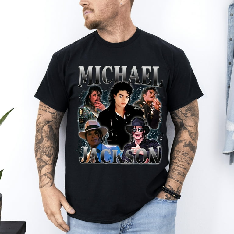 Michael Jackson T-Shirt, Unisex Short Sleeves Tee for Men and