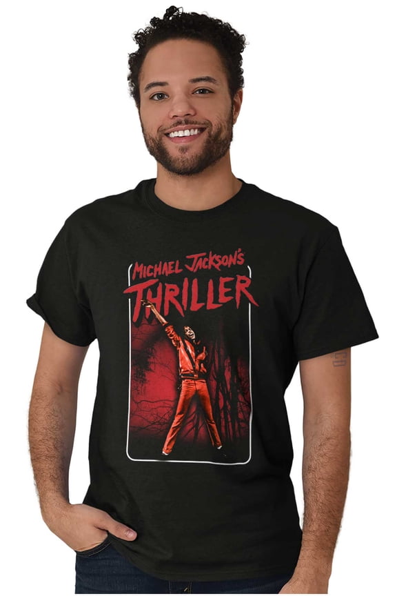 Michael Jackson Thriller Dance Music Plus Size Crewneck Graphic Tee Shirt Brisco Brands 2X