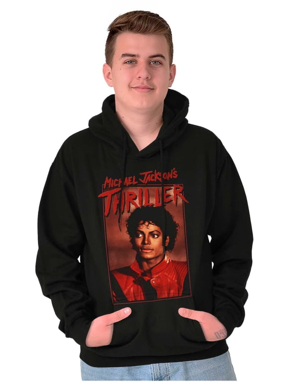 Thriller Music Video Graphic Pullover Hoodie Brisco Brands S