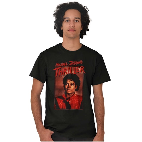 Michael Jackson Thriller Music Video Crew Neck Short Sleeve Graphic Tee Brisco Brands S