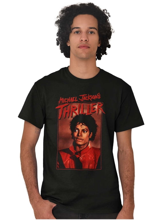 Thriller Music Video Crew Neck Short Sleeve Graphic Tee Brisco Brands S