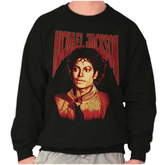 Michael Jackson Thriller Pop Portait Sweatshirt for Men or Women Brisco Brands S
