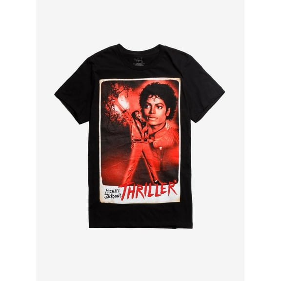 Michael Jackson Thriller Poster T-Shirt, Unisex Short Sleeve Shirt, Size S-5XL