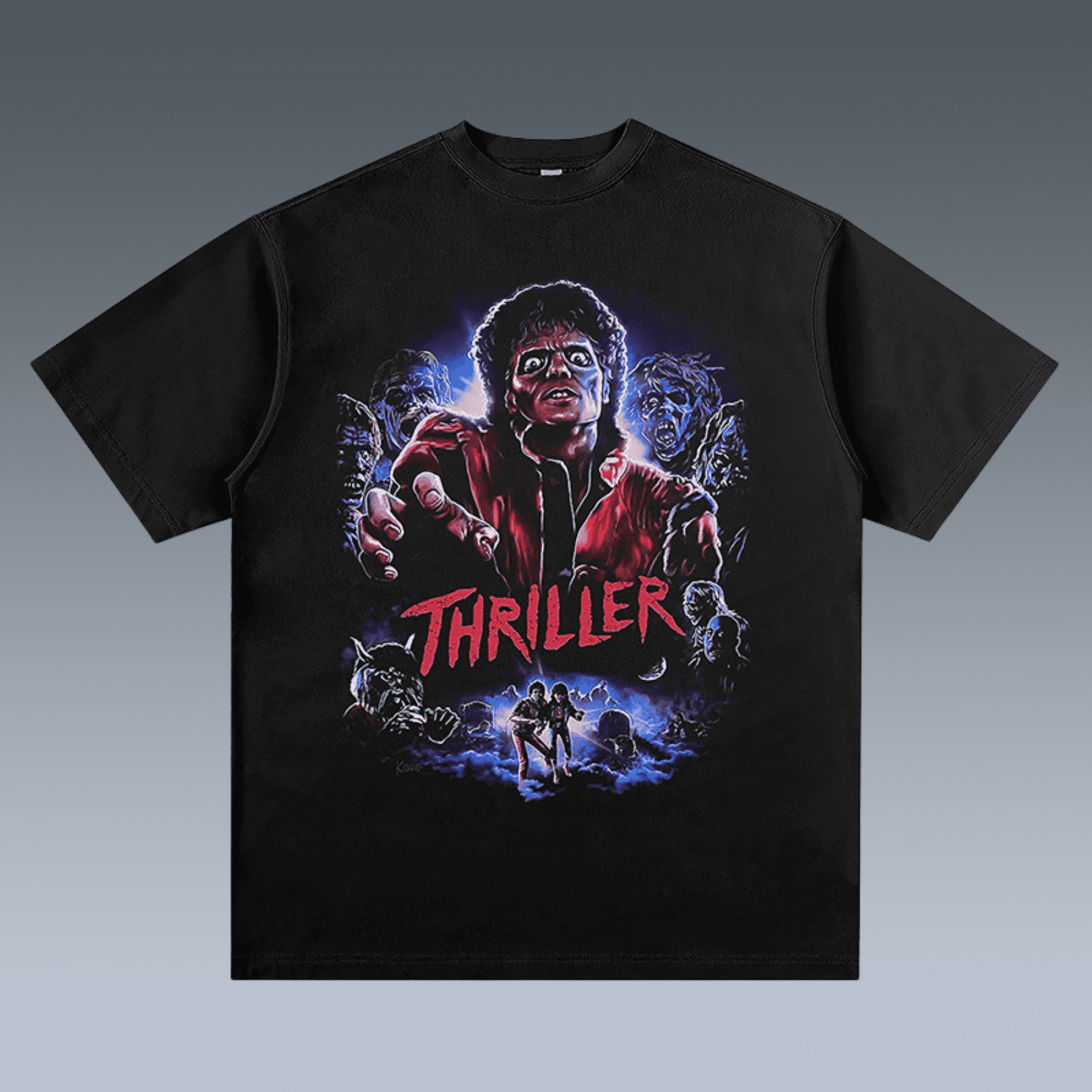 Michael Jackson Thriller Shirt Michael Jackson The Shirt, Size M, Tee Sand New