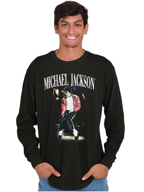 Thriller Toe Stand Crew Neck Long Sleeve Graphic Tee Brisco Brands M
