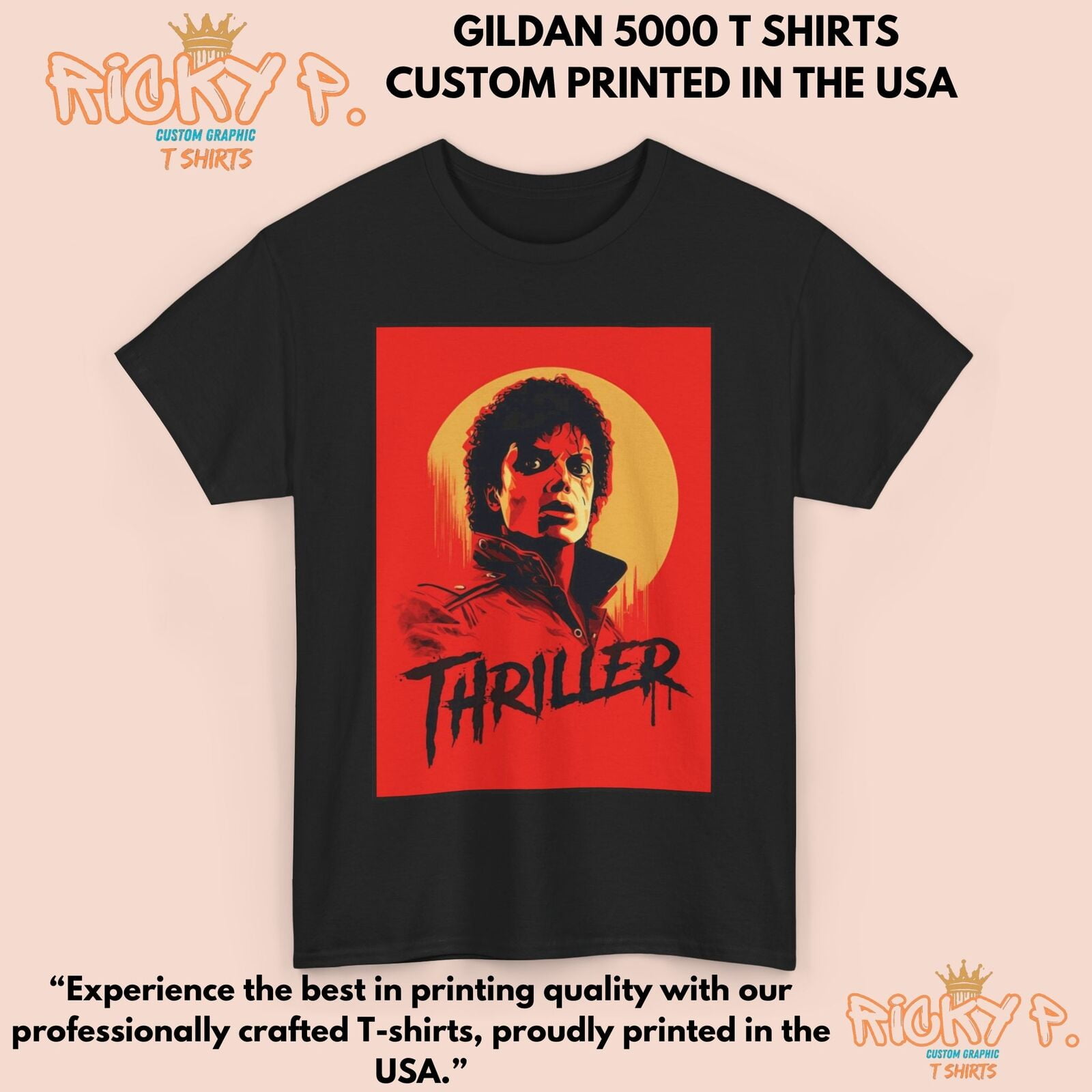 Michael Jackson Thriller Unisex Heavy Cotton Tee