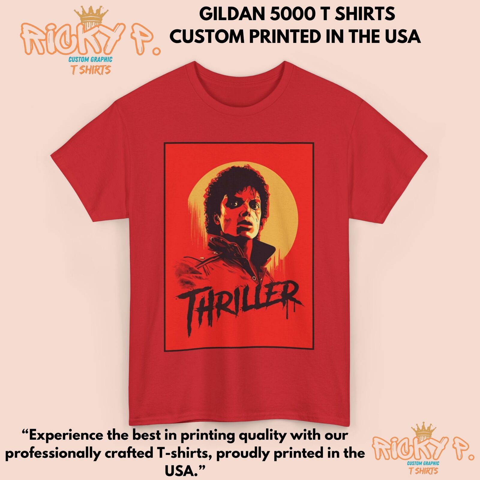 Michael Jackson Thriller Unisex Heavy Cotton Tee
