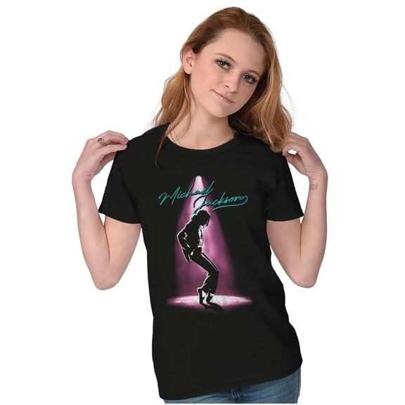 Michael Jackson Toe Stand Dance Womens Slim Fit Graphic Tee Brisco Brands M