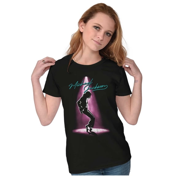 Michael Jackson Toe Stand Dance Womens Slim Fit Graphic Tee Brisco Brands S