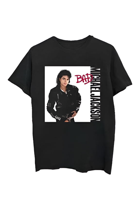 Michael Jackson Unisex T-Shirt Bad (XX-Large)