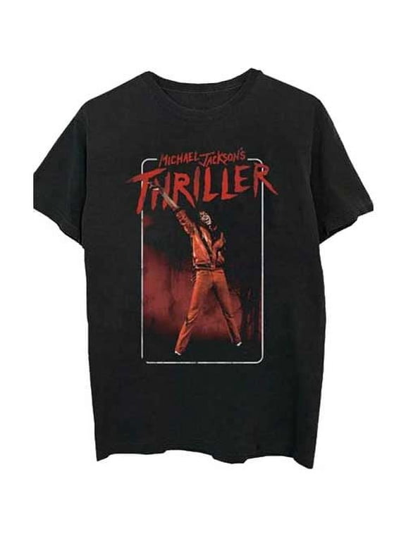 Michael Jackson Unisex T-Shirt Thriller White Red Suit (XX-Large)