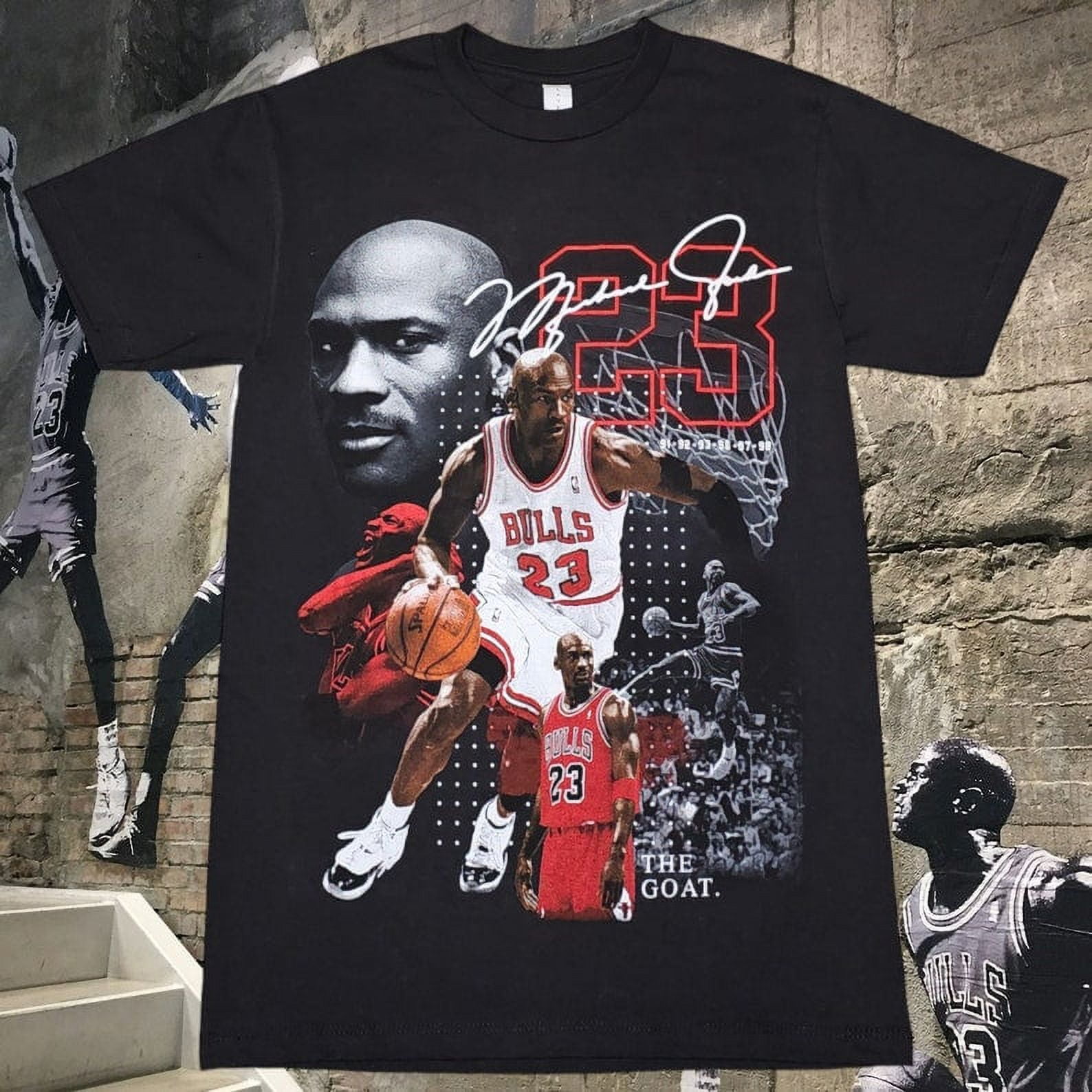 Graphic Tee Jual Kaos NBA Michael Jordan The Champions Premium