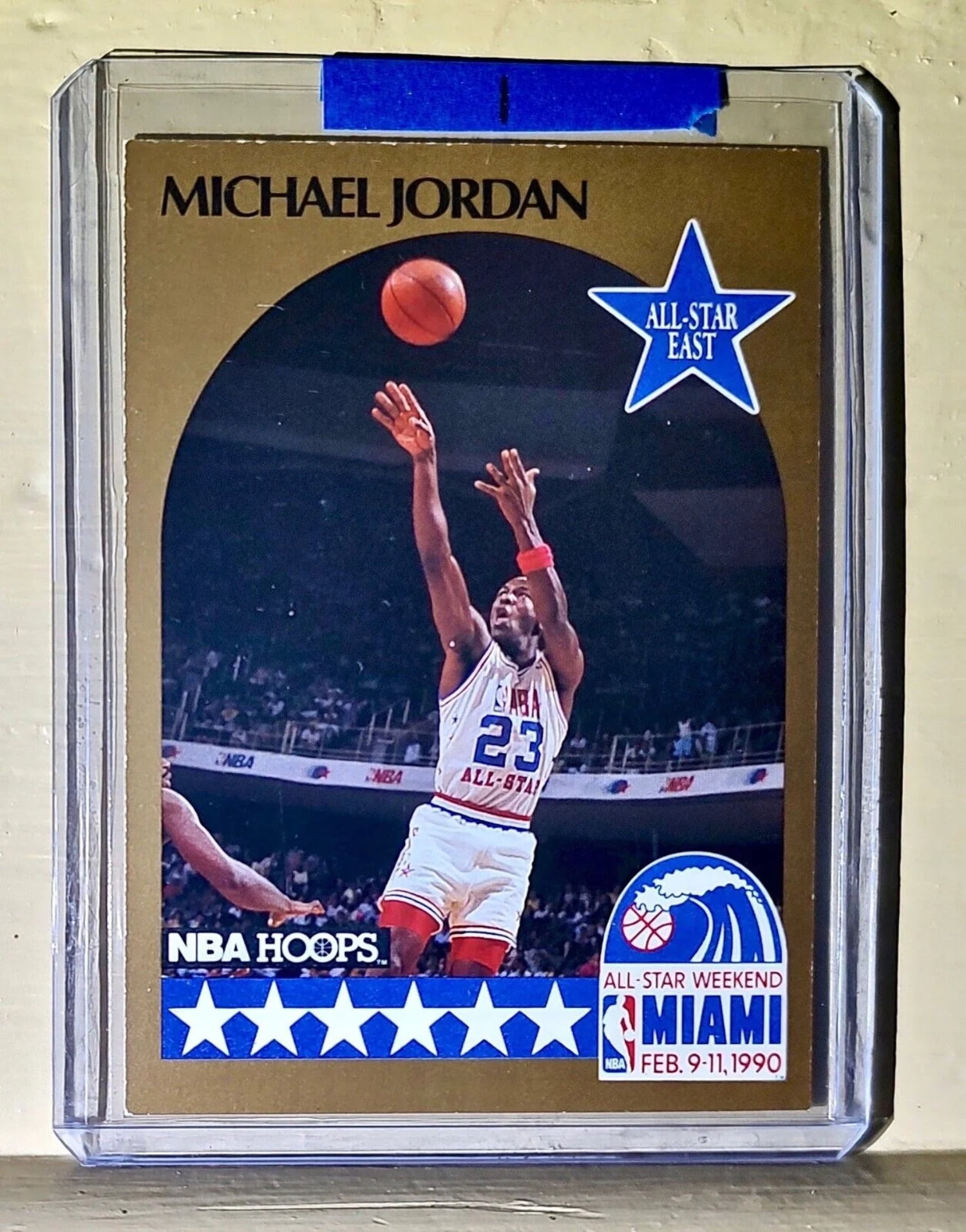michael jordan 1990 nba hoops all star card value