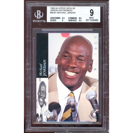 Michael Jordan 1993-94 Upper Deck SE Jordan Retirement #23 BGS 9 (9.5 8.5 9 9.5)