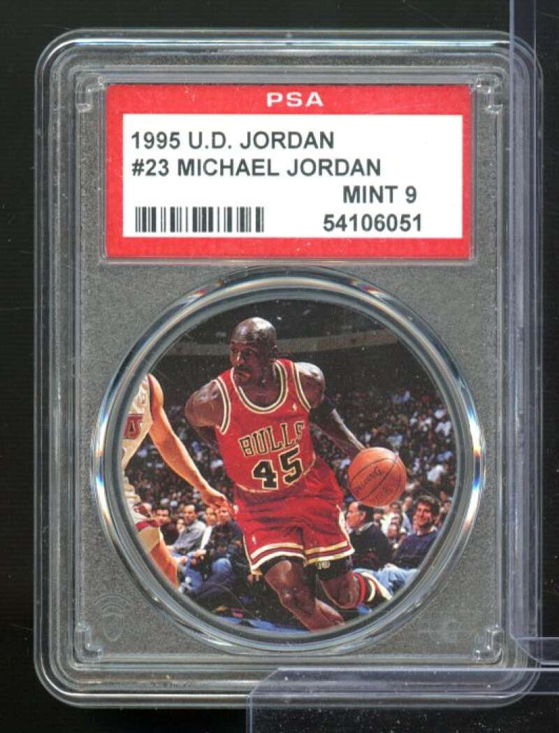 Michael Jordan 1995-96 Upper Deck Milk Caps PSA 9 - Walmart.com