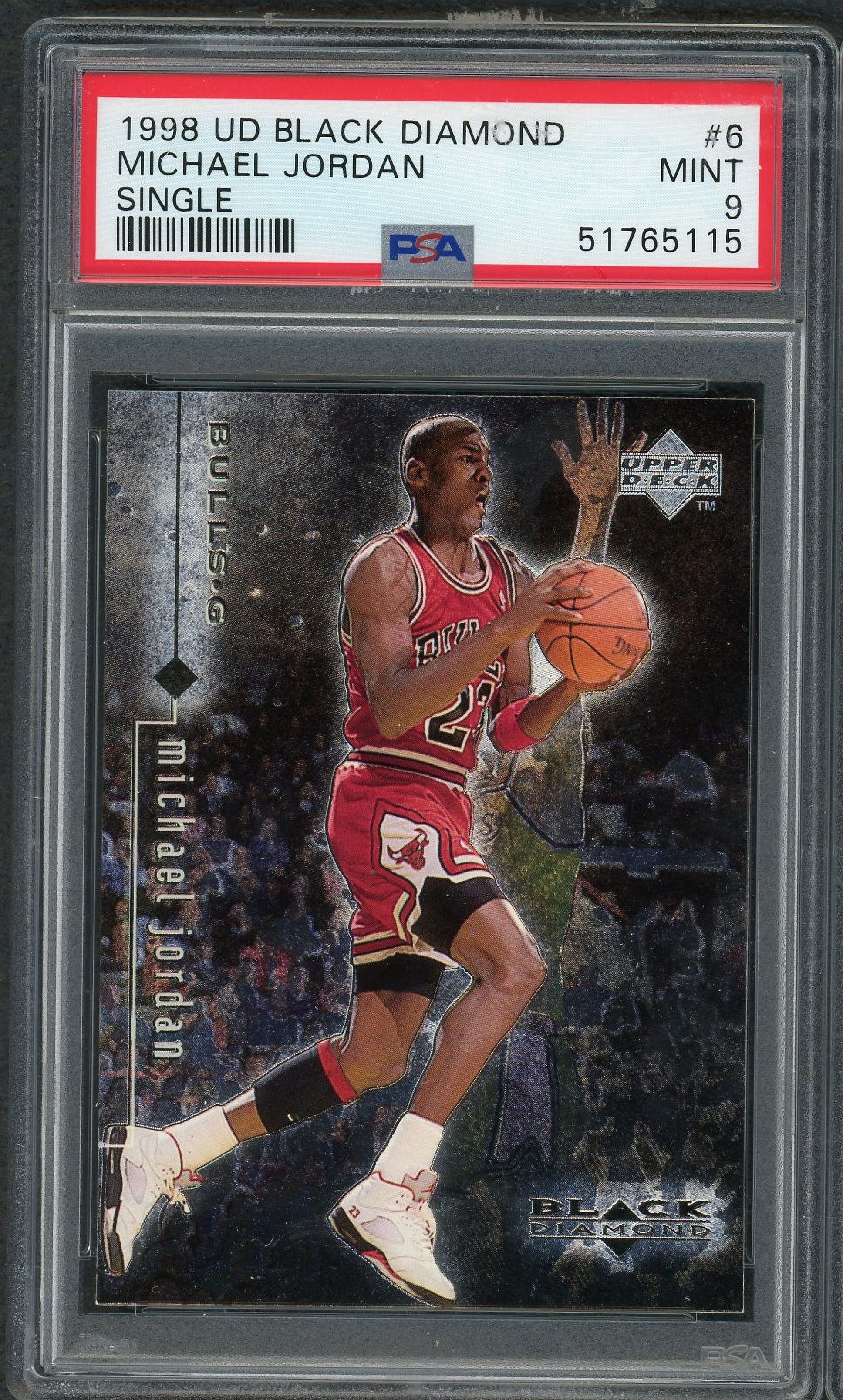 Michael Jordan 1998 Upper Deck Black Diamond Basketball Card #6 