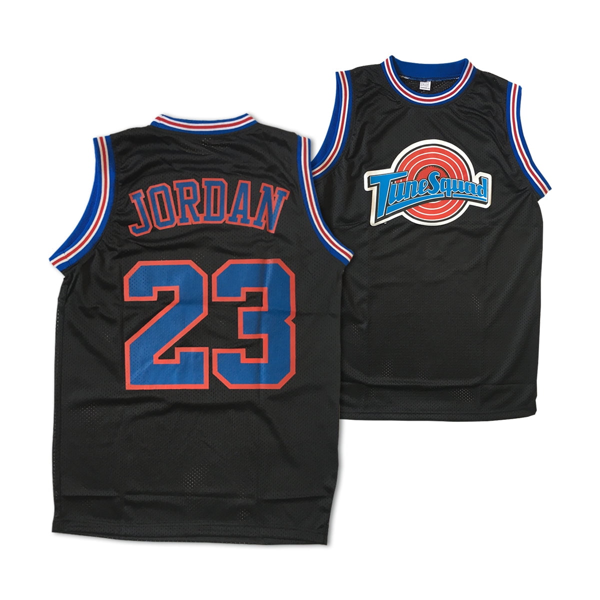 Michael Jordan #23 Tune Squad Black Basketball Jersey - Walmart.com