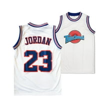 Michael Jordan #23 Tune Squad White Basketball Youth Jersey