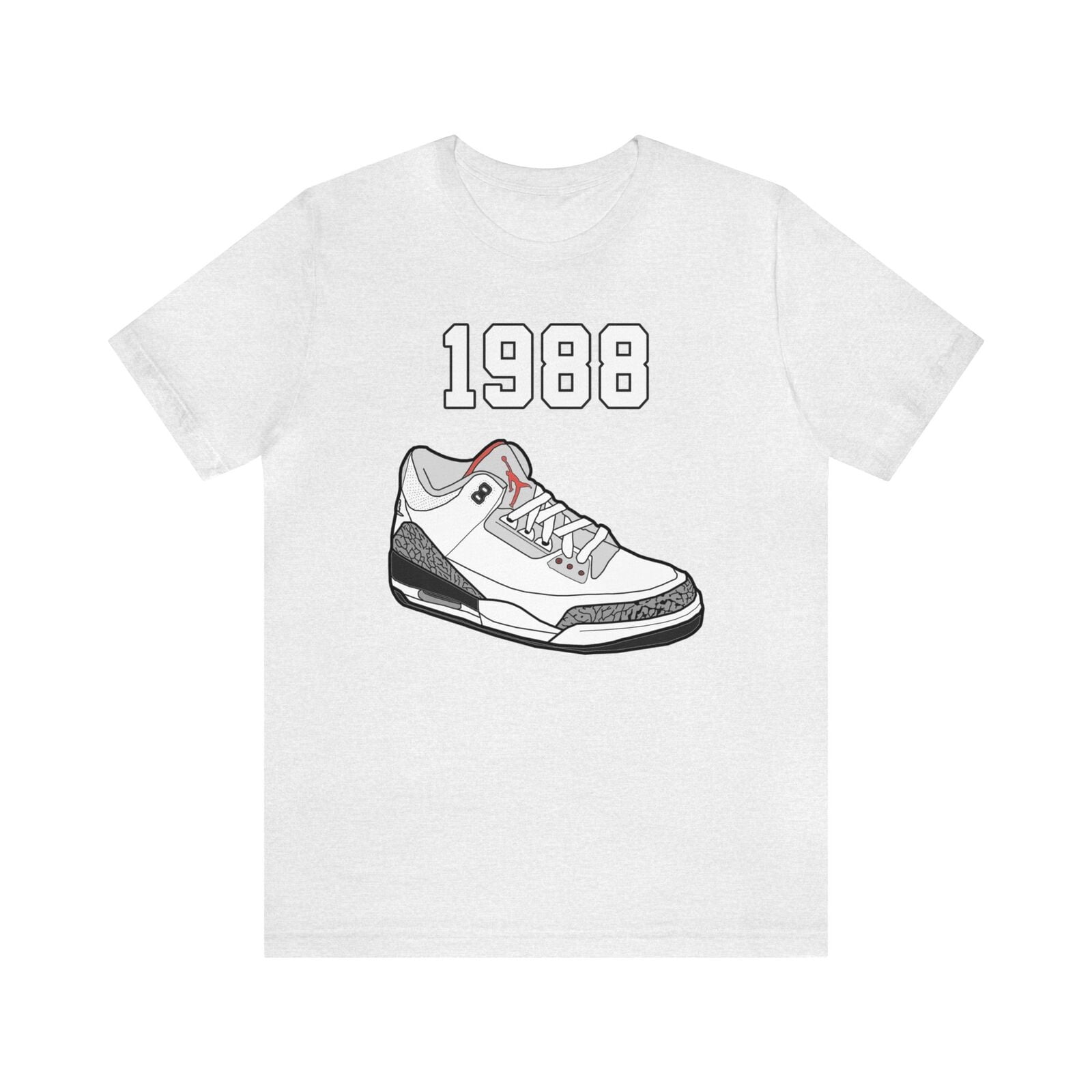 Michael Jordan 3 Cement Nike Air 1988 Bulls NBA Bella Premium 