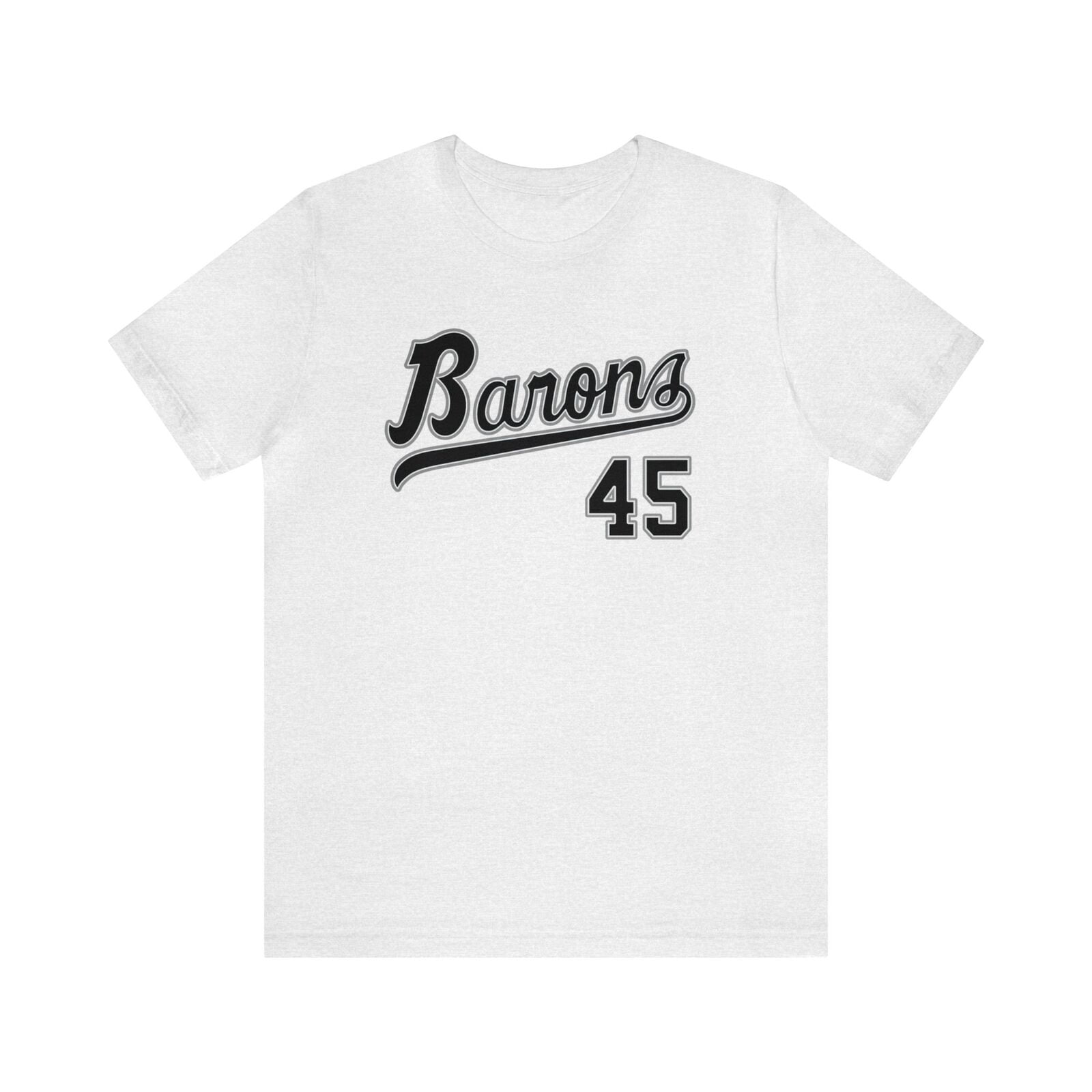 Michael Jordan 45 Barons Birmingham Baseball Jersey Bella Premium Blend T Shirt Walmart