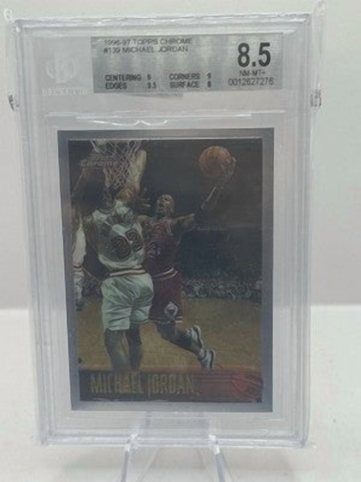 PSA8 1996 TOPPS CHROME #139 MICHAEL JORDAN その他 PSA8 Topps