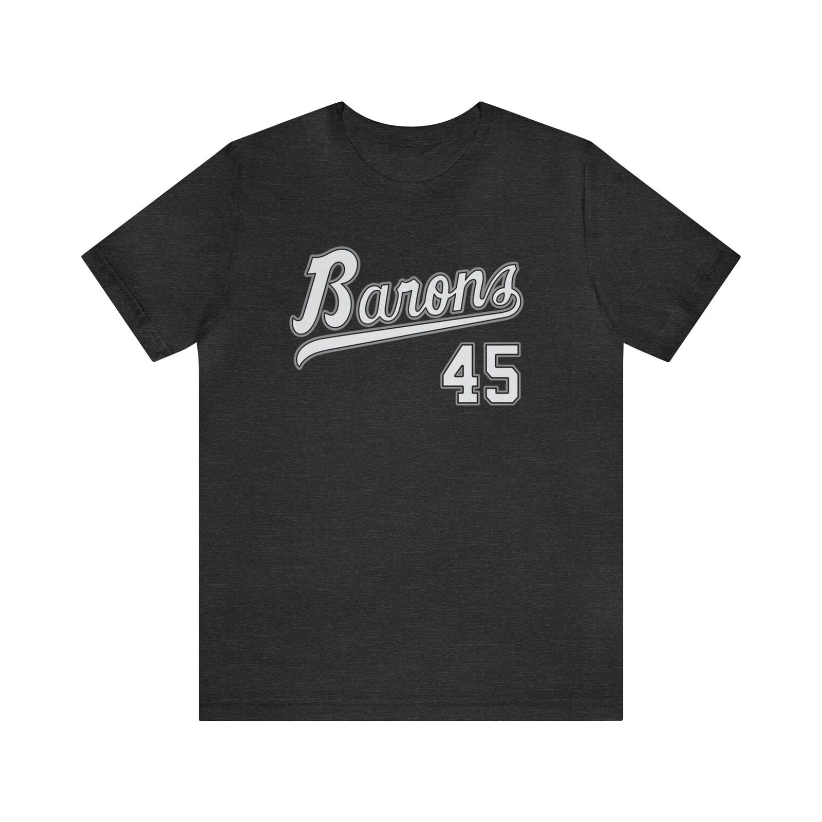 Michael Jordan Barons 45 Birmingham Baseball Bella Premium Blend T Shirt Jersey Walmart