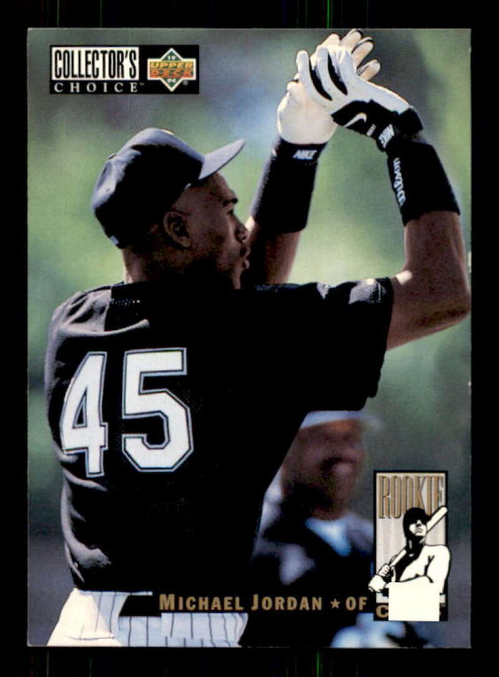 michael jordan rookie baseball card white sox