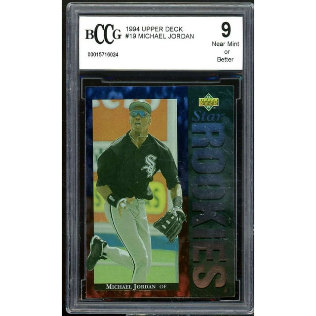 michael jordan upper deck baseball card 1994
