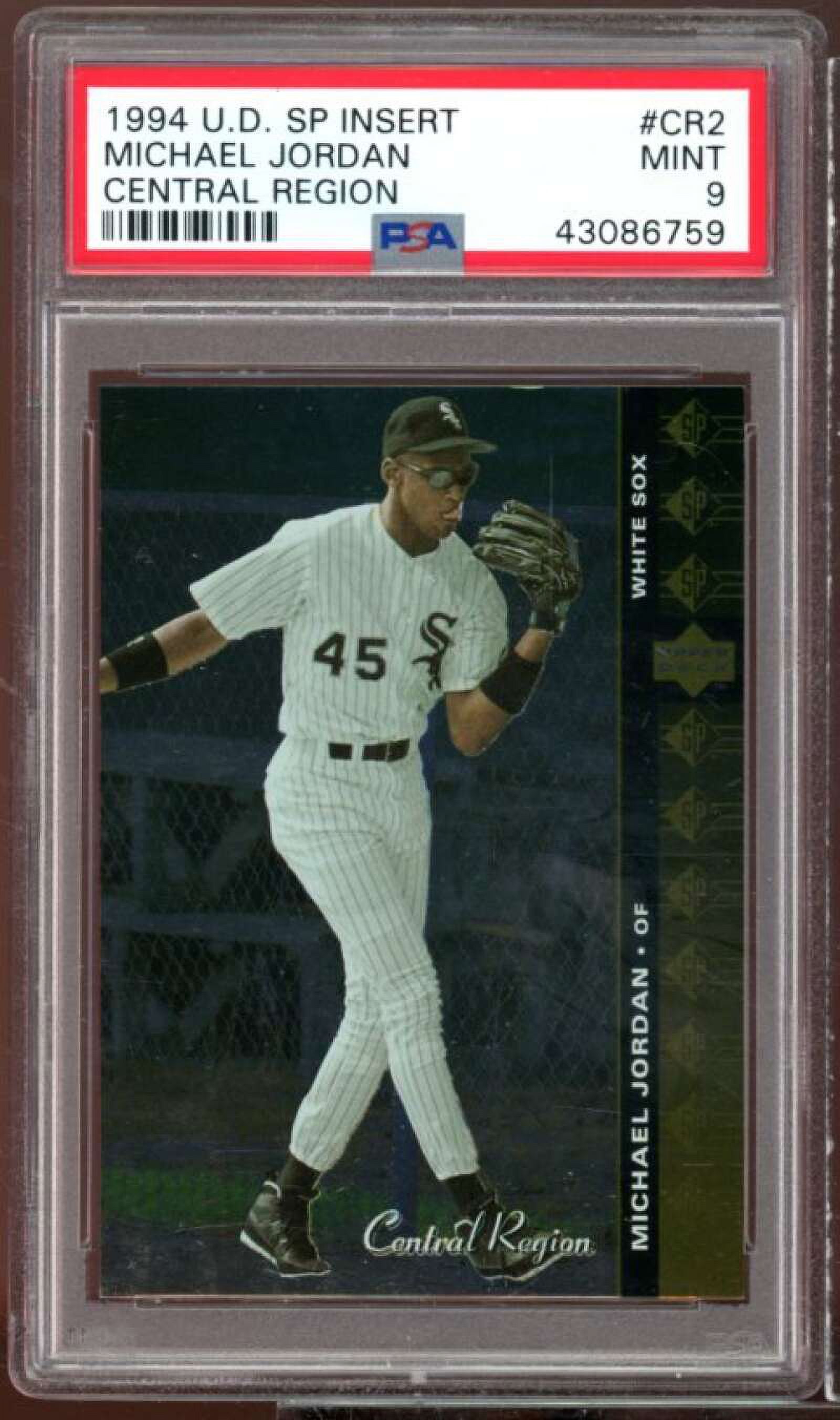 upper deck michael jordan baseball rookie card