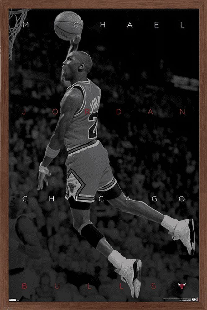 Trends International Michael Jordan - Jersey Framed Wall Poster