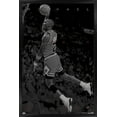 thumbnail image 1 of Michael Jordan - Black and White Wall Poster, 14.725" x 22.375", Framed, 1 of 3