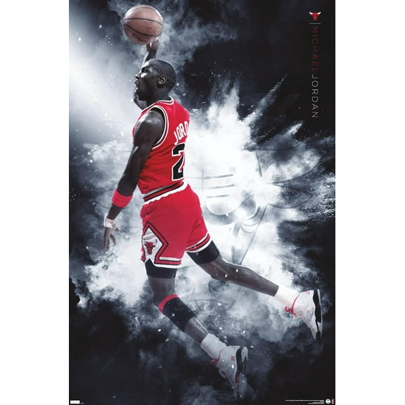 Michael Jordan - Burst Wall Poster, 22.375" x 34"